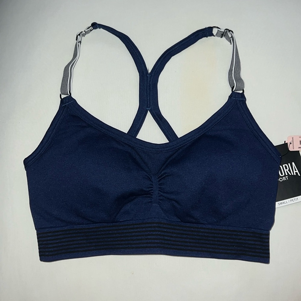 Victoria’s Secret dark blue sports bra